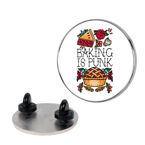 Baking Is Punk Lapel Pin