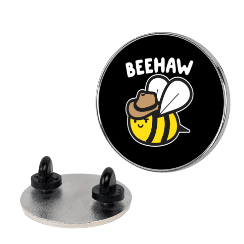 Beehaw Cowboy Bee Lapel Pin