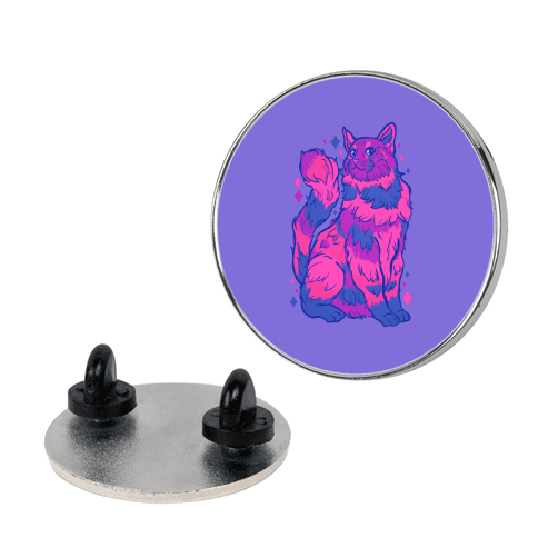Bisexual Pride Cat Lapel Pin