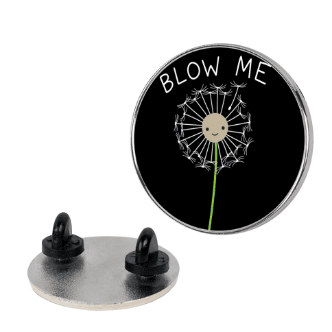 Blow Me Dandelion Lapel Pin
