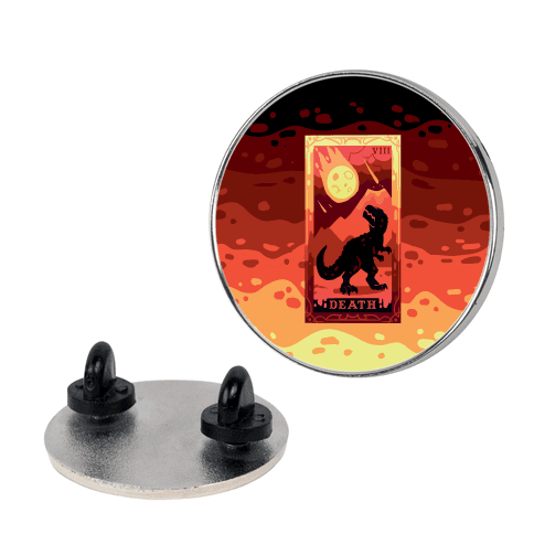 Death Dino Tarot Pin