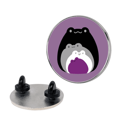 Frogs In Frogs In Frogs Ace Pride Lapel Pin