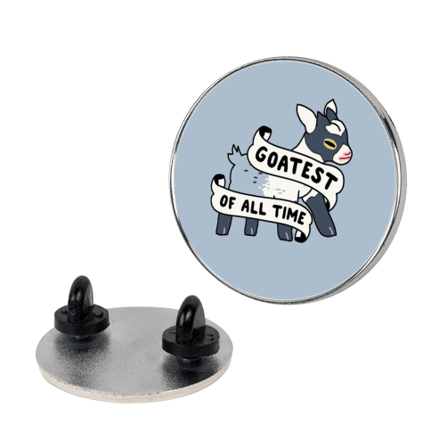 Goatest of All Time Lapel Pin