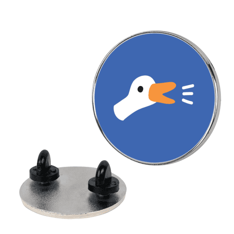 Goose Head Honk Lapel Pin