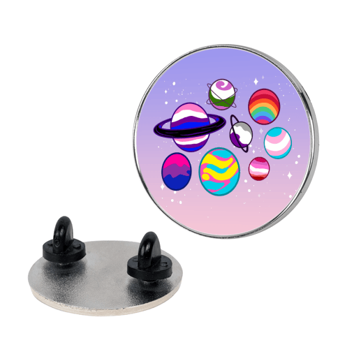 LGBTQ+ Planets Pin