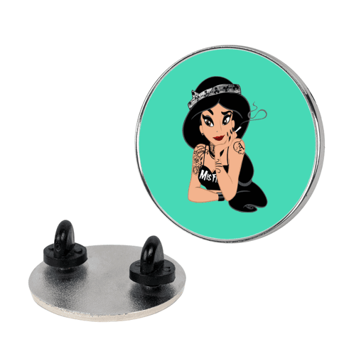 Punk Rock Princess Parody Pin