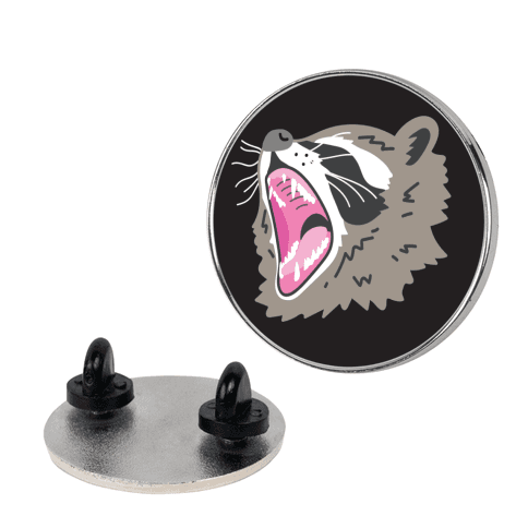 Sassy Raccoon Lapel Pin