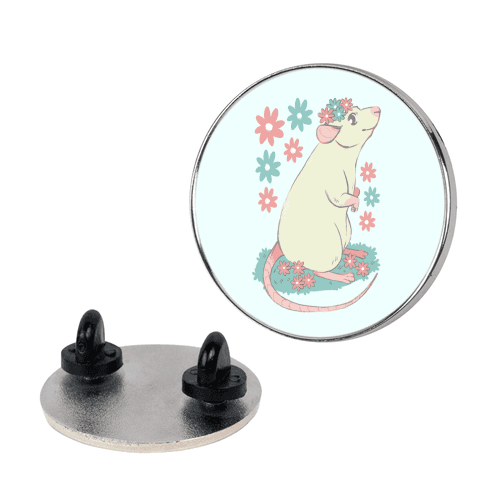 Soft Pastel Rat Lapel Pin