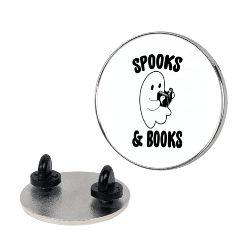 Spooks and Books Lapel Pin