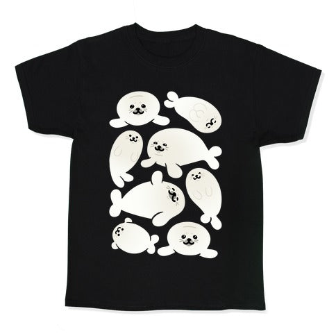 Baby Seals Pattern Study Kid's Tee