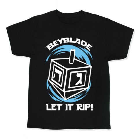 Beyblade Let It Rip Dreidel  Kid's Tee