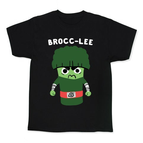 Brocc-Lee - Rock Lee Kid's Tee