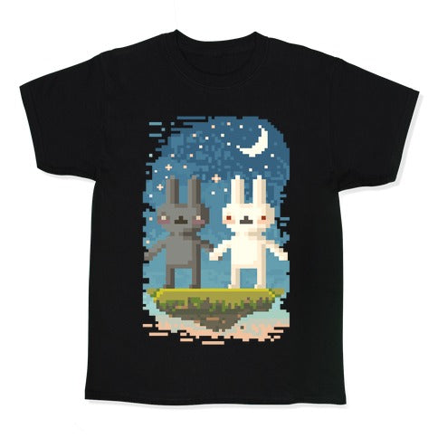 Bunnies in Moonlight Kid's Tee