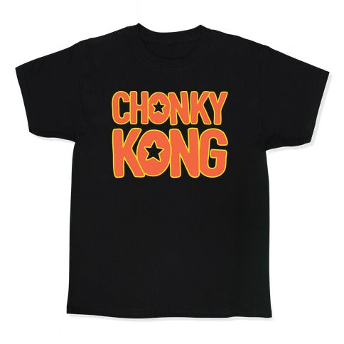 Chonky Kong Parody Kid's Tee