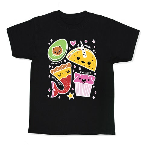 Cute Food Mashups Kid's Tee