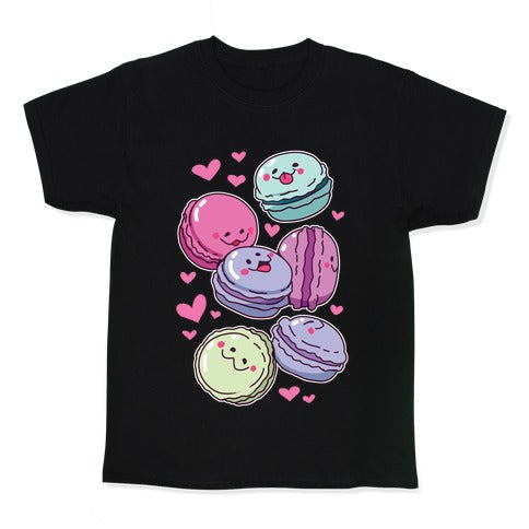 Cute Macarons Pattern Kid's Tee