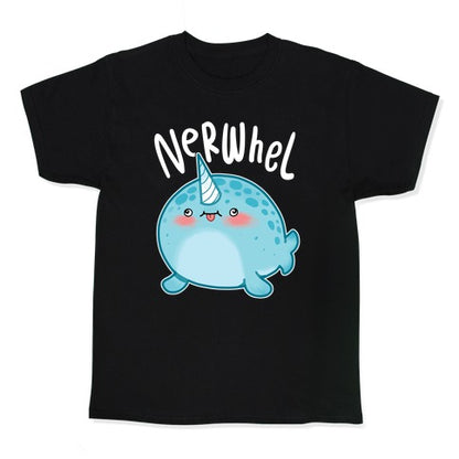 Derpy Narwhal Nerwhel Kid's Tee