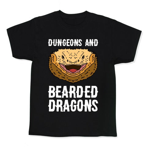 Dungeons And Bearded Dragons Kid's Tee