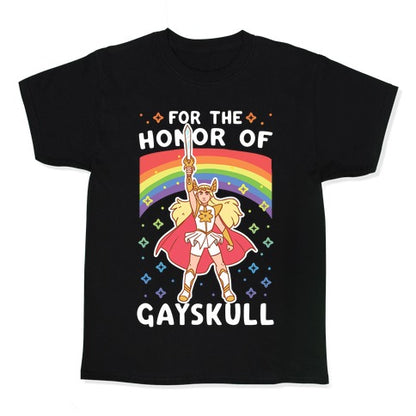 For the Honor of Gayskull Kid's Tee