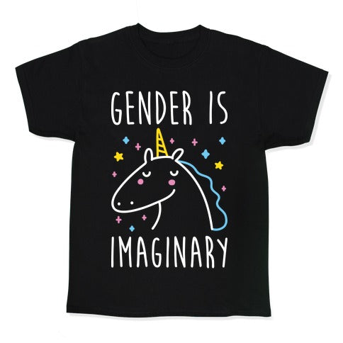 Gender Is Imaginary Unicorn Kid's Tee