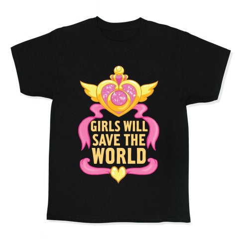 Girls Will Save The World Kid's Tee