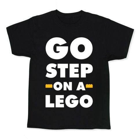 Go Step On A Lego Kid's Tee