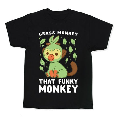 Grass Monkey, That Funky Monkey - Grookey Kid's Tee