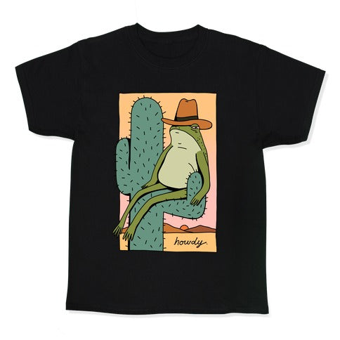 Howdy Frog Cowboy Kid's Tee