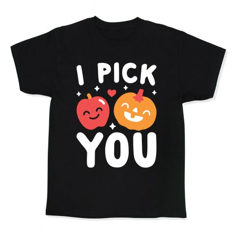 I Pick You Apple & Pumpkin Kid's Tee
