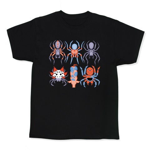 Into the Spiderverse Pattern Kid's Tee