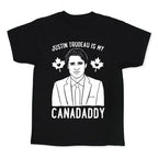 Justin Trudeau Is My Canadaddy Parody White Print  Kid's Tee