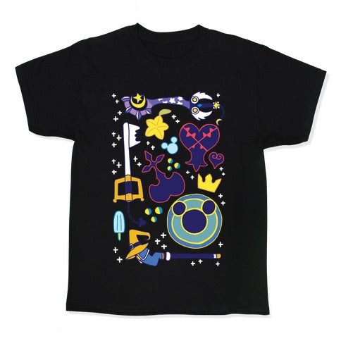 Kingdom Hearts pattern Kid's Tee