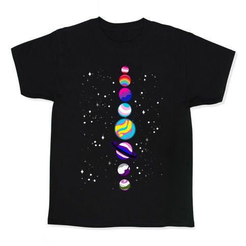 LGBTQ+ Planets Kid's Tee