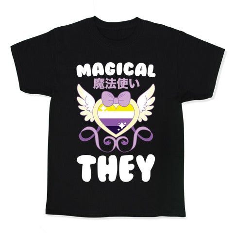 Magical They - Non-binary Pride Kid's Tee