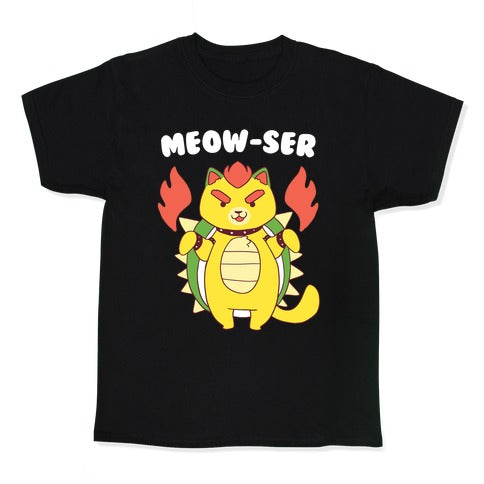 Meow-ser Bowser Kid's Tee