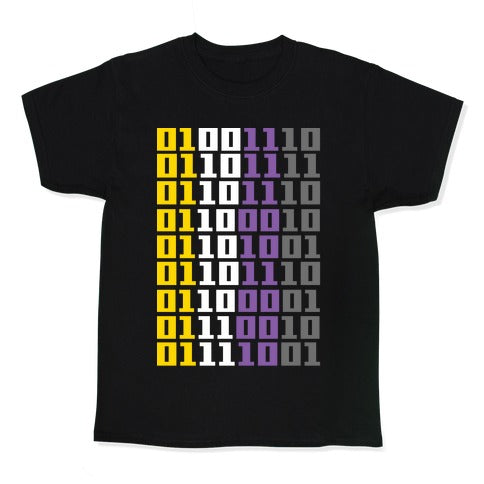 Non-Binary Code Kid's Tee