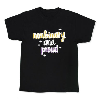 Nonbinary and Proud Kid's Tee