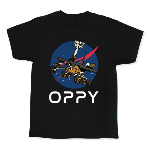 Oppy Nasa Parody Logo Kid's Tee