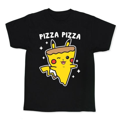 Pizza Pizza Pikachu Parody Kid's Tee