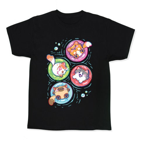 Pool Party Cats Kid's Tee