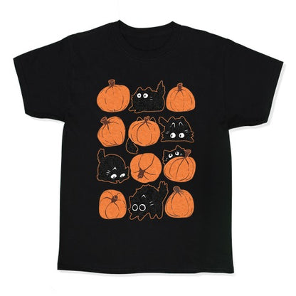 Pumpkin Cats Kid's Tee