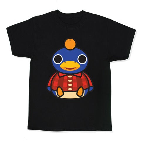 Roald Sitting With An Orange On His Head (Animal Crossing) Kid's Tee