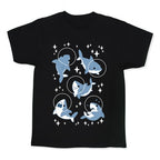 Space Shark Pattern Kid's Tee
