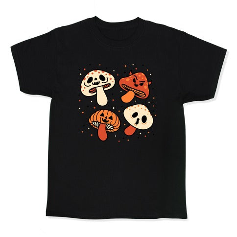 Spooky Mushrooms Kid's Tee