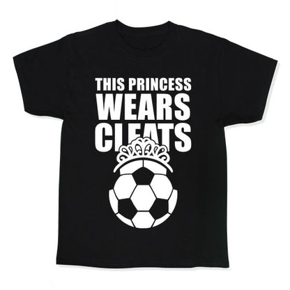 This Princess Wears Cleats (Soccer) Kid's Tee