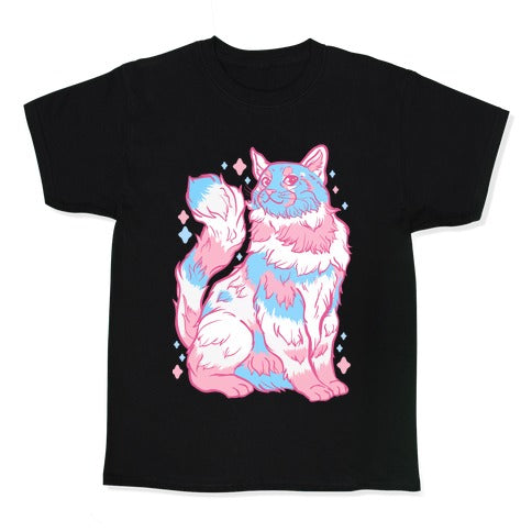 Transgender Pride Cat Kid's Tee