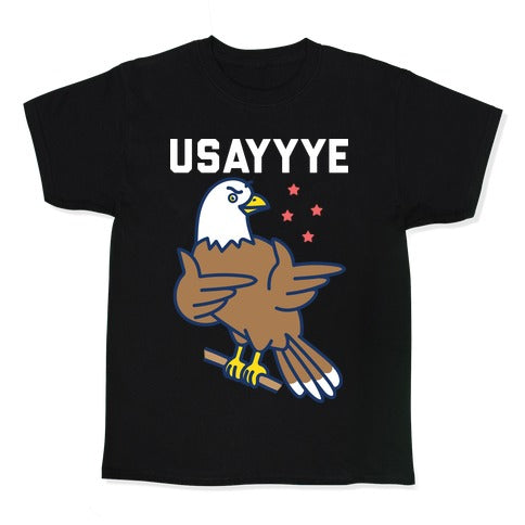 USAYYYE Bald Eagle Kid's Tee