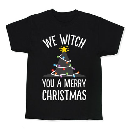 We Witch You A Merry Christmas Kid's Tee