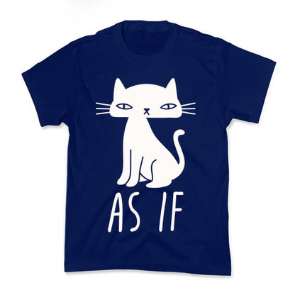 As If Cat  Kid's Tee