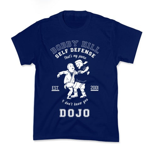 Bobby Hill Self Defense Dojo Kid's Tee